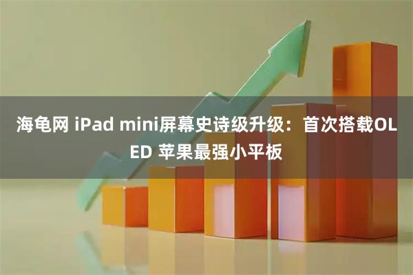 海龟网 iPad mini屏幕史诗级升级：首次搭载OLED 苹果最强小平板